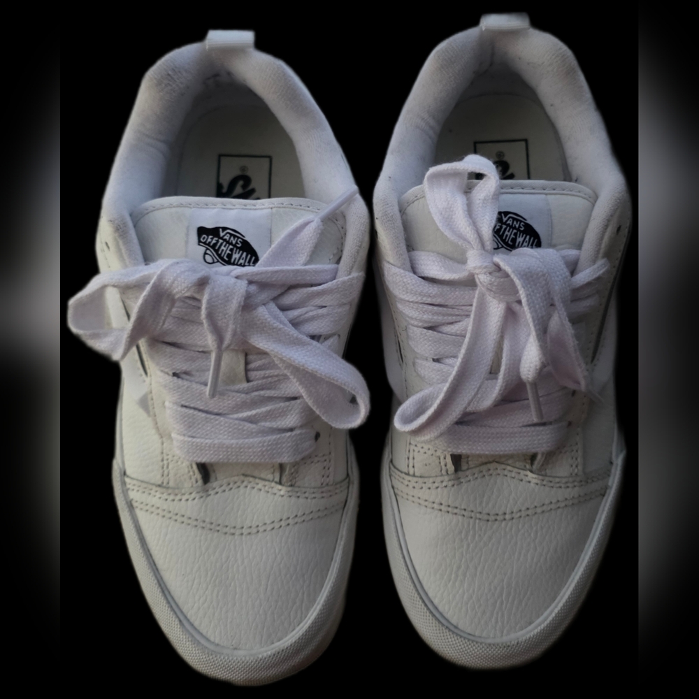 Vans All-White Knu Skool Sneakers